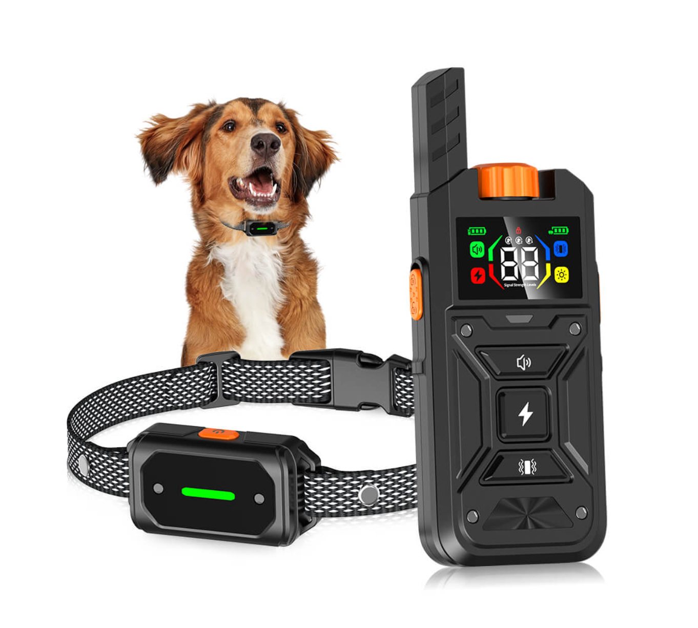 Dog Shock Collar 2600FT with LED Light for Night Walks