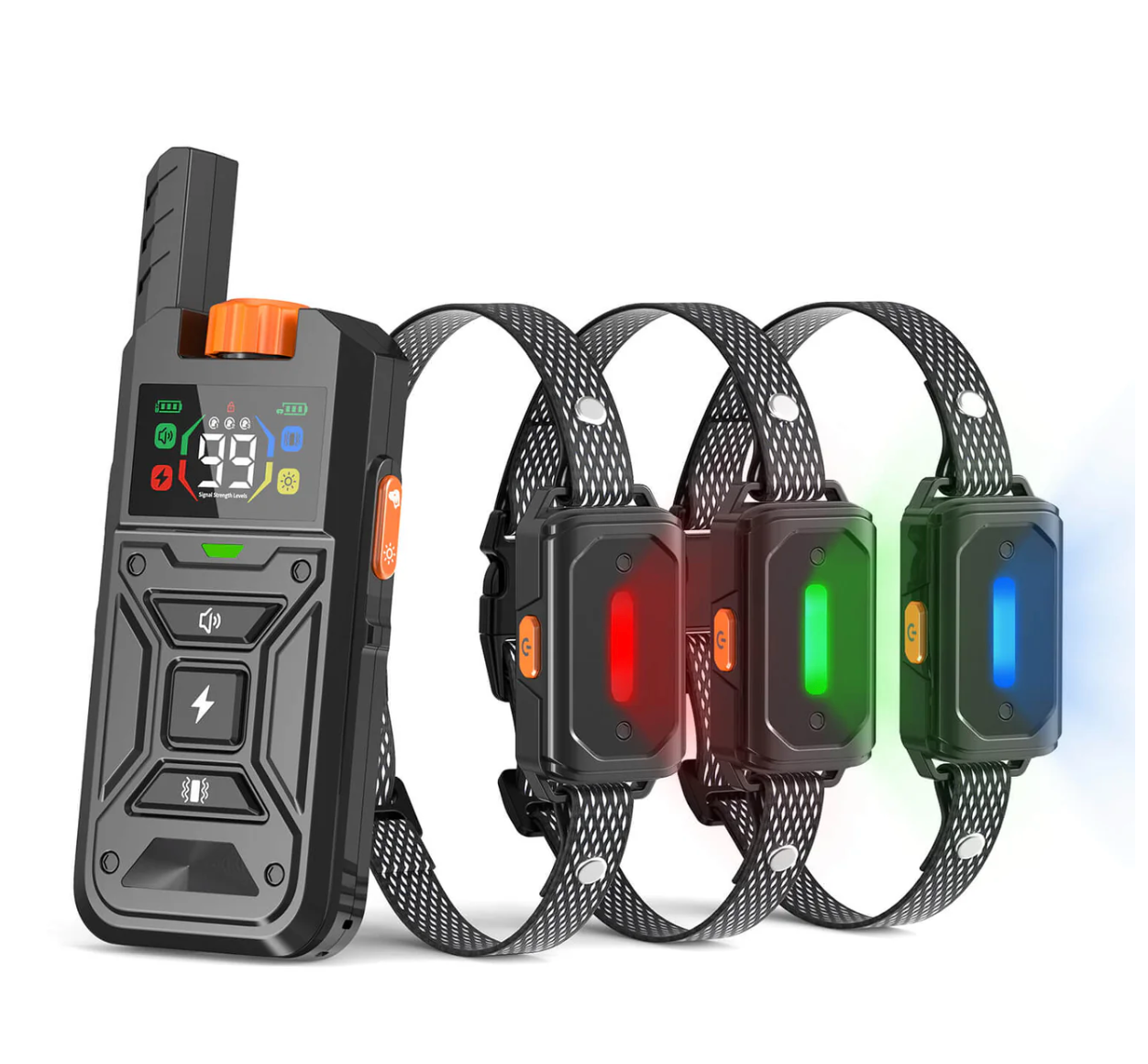 Dog Shock Collar 2600FT with LED Light for Night Walks